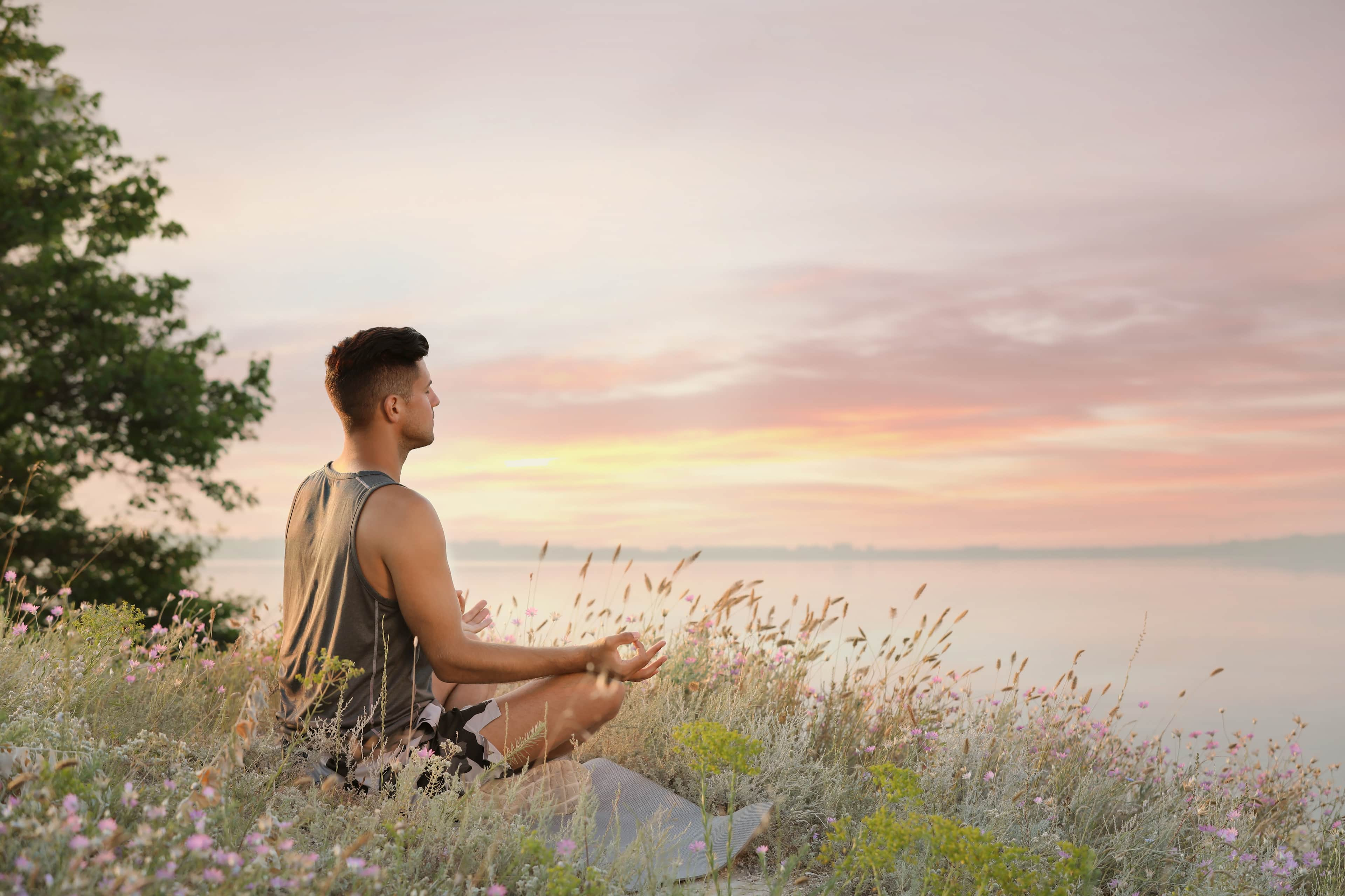 Breathing and colour healing body scan